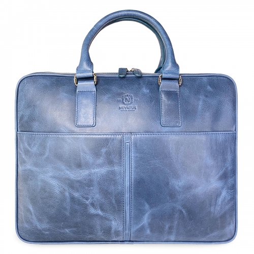 Кожаная мужская сумка портфель Nevatus DG серии Edward