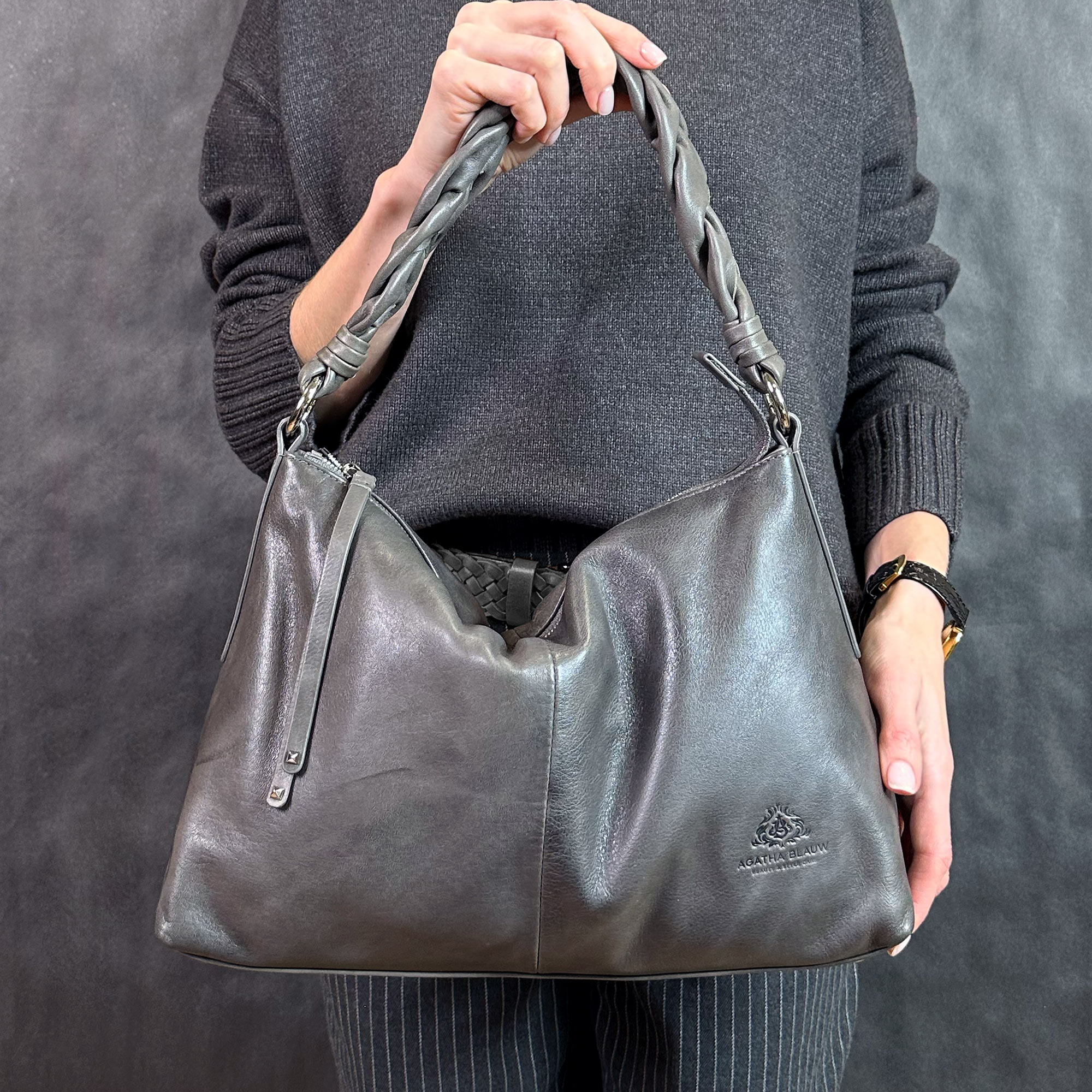 Женская кожаная сумка серии Wisteria