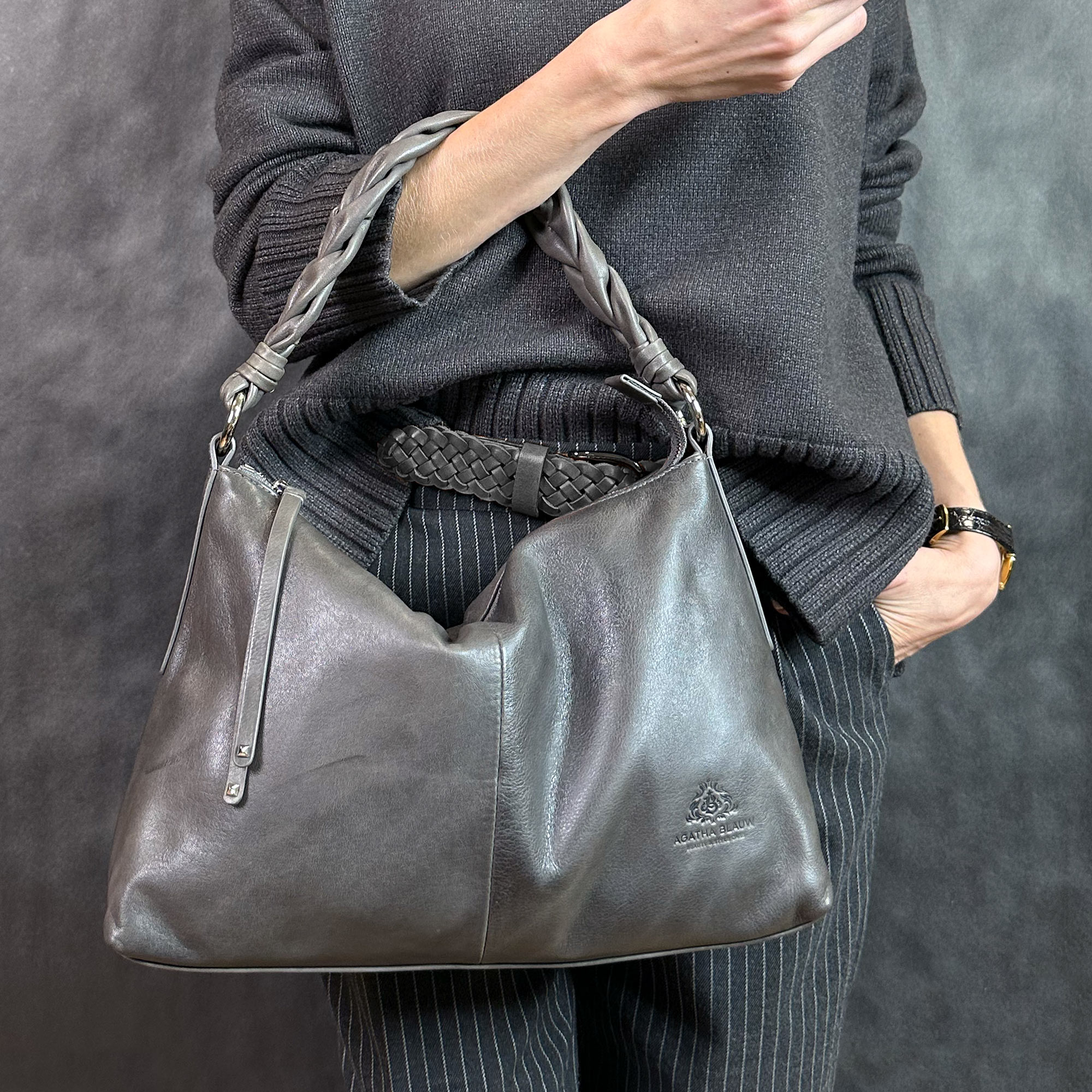 Женская кожаная сумка серии Wisteria