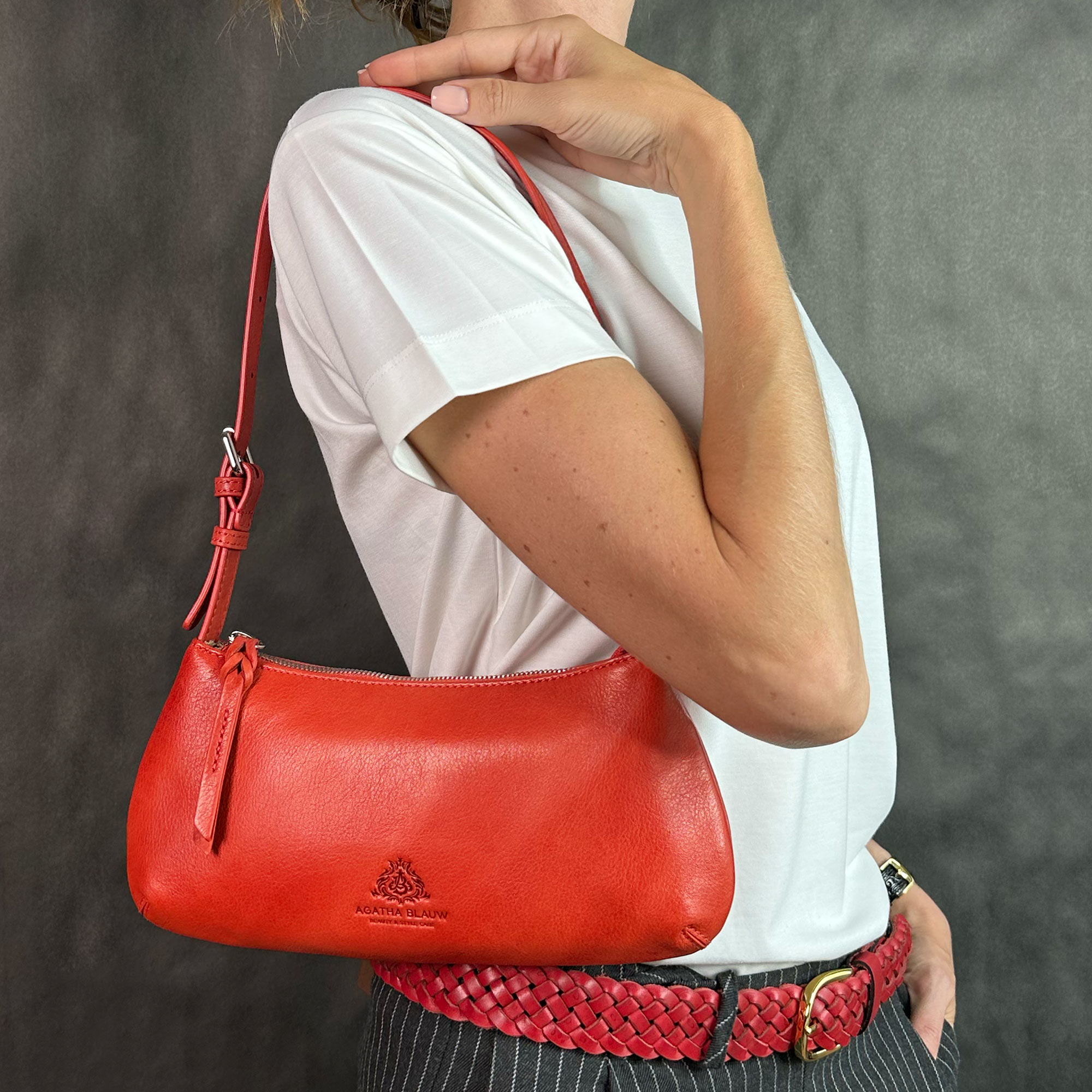 Женская кожаная сумка серии Jasmine