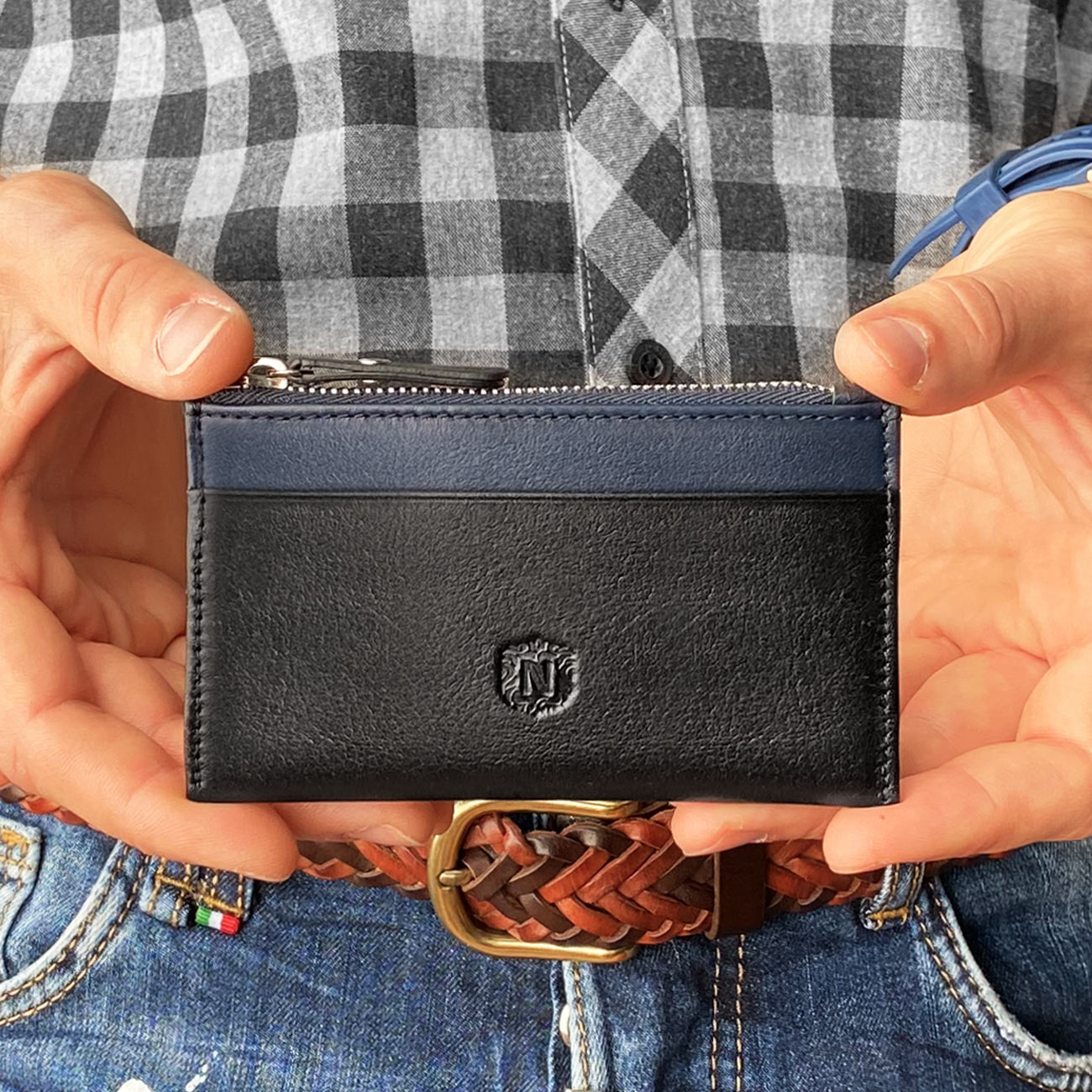 Ключница кожаная мужская