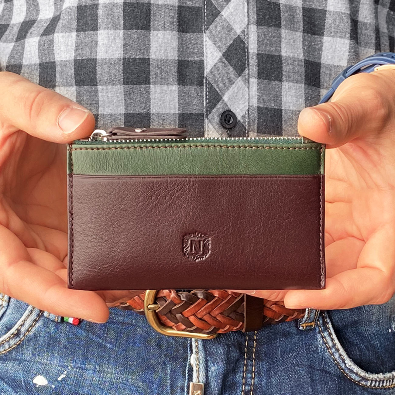 Ключница кожаная мужская