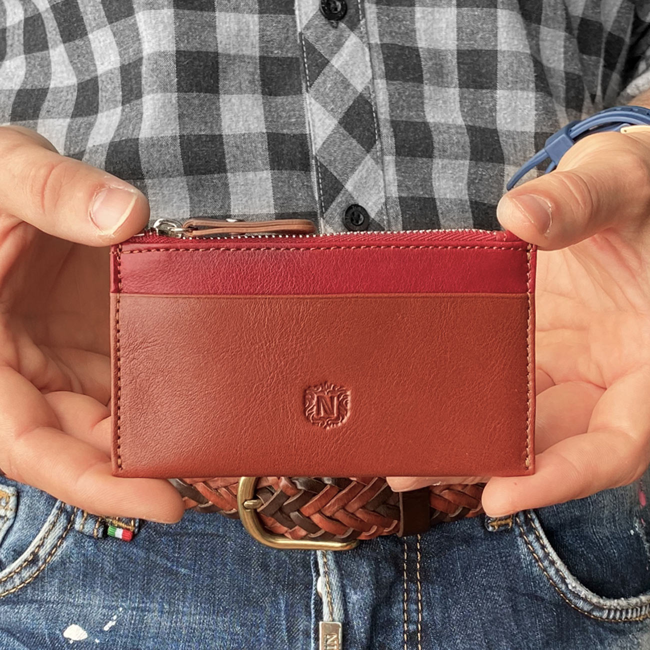 Ключница кожаная мужская