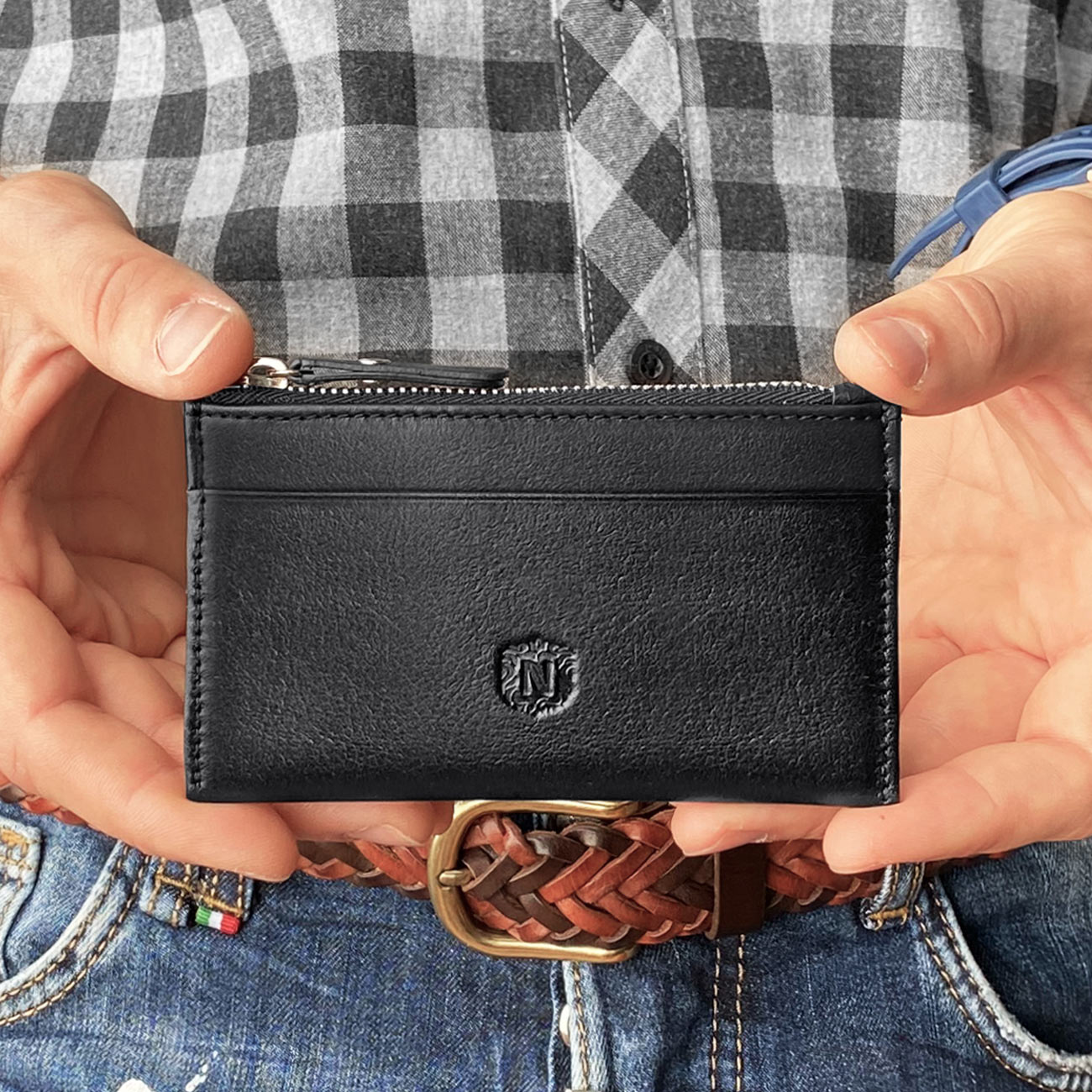 Ключница кожаная мужская