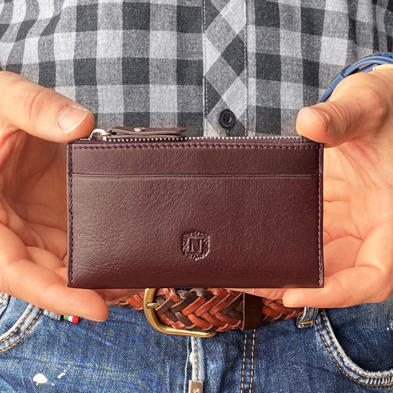 Кожаные кошельки и ключницы мужские Nevatus