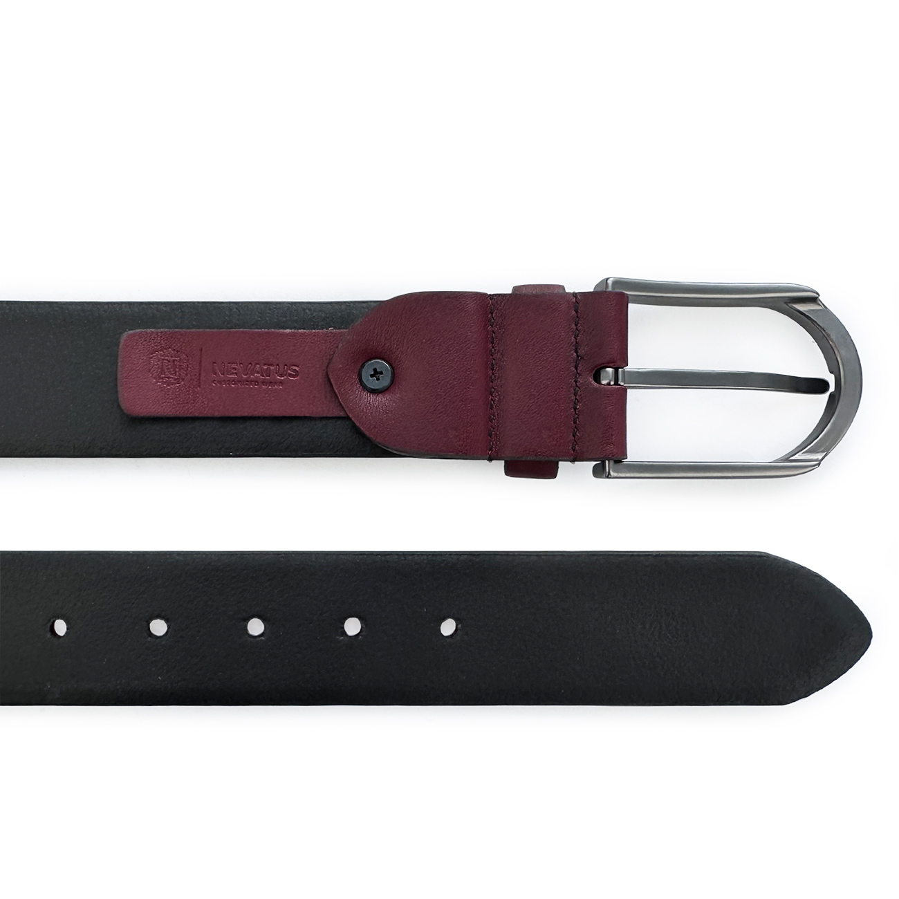 Классический кожаный мужской ремень Nevatus DG серии Asgard